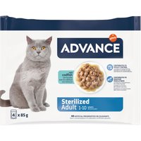 Advance Sterilized cabillaud pour chat - 52 x 85 g