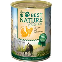 Ekonomipack: Best Nature Cat Adult 12 x 400 g - Fjäderfä & Lever