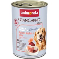 Voordeelpakket: 24x400g animonda GranCarno Adult Sensitive Puur Kip & Rijst Honden Natvoer