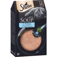 Ekonomipack: Sheba Classic Soup Pouch 40 x 40 g - Vit fisk