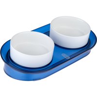 2 x 400 ml double gamelle en céramique Deep Sea TIAKI 13 cm de diamètre pour chat et chien