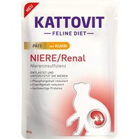 Kattovit Renal spécial reins Paté 10 x 85 g pour chat - poulet
