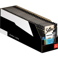 Megapack Sheba Varieties i portionspåse 28 x 85 g - Selection i sås med havsfisk