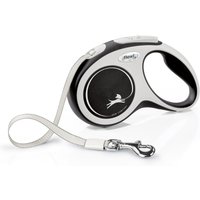 Laisse flexi New Comfort S 5 m, noir pour chien - laisse : 5 m de long