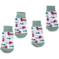 TIAKI Pet & Parent vinterstrumpor - För husdjur - 2 par (sula L 6 x B 6 cm)