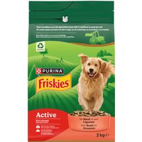 PURINA Friskies Adult Hund Active med nötkött - 3 kg