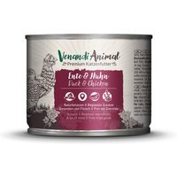 Nourriture humide pour chat Venandi Animal Adult Cat canard et poulet pour chats 6 x 200 g