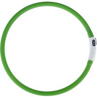 Collier en silicone TIAKI Spark USB LED pour chien - vert