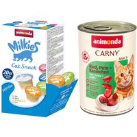 animonda Carny Adult 6 x 400 g - Nötkött, kalkon & kanin