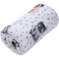 zooplus Basics Knuffeldeken Fleece Honden Stippen 150x100cm hond — afbeelding 1