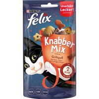 Felix Party Mix snacks para gatos - Pack económico: Grilled Mix (3 x 60 g)