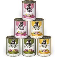 24x800 g Doggy Dog adulte Sensitive lot mixte (3 variétés) nourriture humide pour chien
