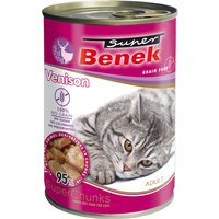 20x415g Super Benek Graanvrije Chunks in Saus Wild Kattenvoer nat
