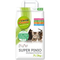 voordeelverpakking 2x7l Super Pinio Clumping Green Tea Crumble kattenbakvulling