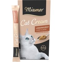 24x15g Miamor Cat Snack Crème au pâté de foie - Friandises pour chat