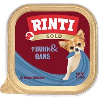 RINTI Gold Mini 6 x 100 g - Kyckling & gås
