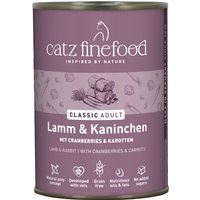 6x400g Blik Lam & Konijn catz finefood Kattenvoer