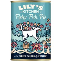 Lily's Kitchen Grain Free Menù umido cane - 12 x 400 g Salmone, tacchino & aringa