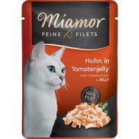 Miamor Fine Filets Pouch 6 x 100 g - Kyckling i tomatgelé