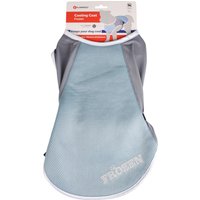 Flamingo Frozen Coat blå/grå hundjacka - Storlek L: ca 40 cm rygglängd