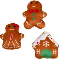 TIAKI kattleksaksset pepparkaksfamilj - Uppsättning om 3