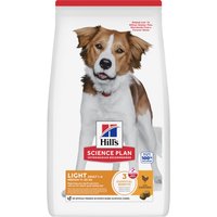 Multipack risparmio! 2 x Hill's Science Plan Crocchette per cani - 2 x 14 kg Adult 1-6 Light Medium con Pollo
