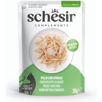 Schesir Complements i gelé 6 x 70 g i portionspåsar - Kyckling med havsabborre