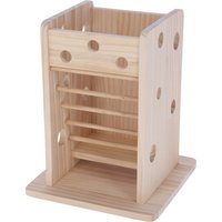 Kerbl Pet hö- och grönsakstorn för smådjur - L 24 x B 24 x H 30 cm