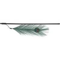 Trixie kattspö med konstgjord påfågelfjäder - 1 st