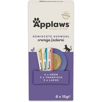 32x15g Applaws Friandise crémeuse lot mixte (3 variétés) pour chat
