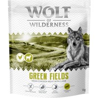 Wolf of Wilderness Senior "Green Fields" lamm - spannmålsfritt - NYTT 1 kg