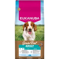 Eukanuba Grain Free Adult Small & Medium Ocean Fish - 12 kg