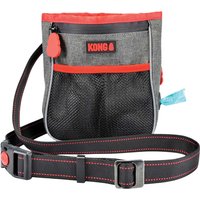 Borsa porta-snack KONG, nero/rosso - L 19 x P 20,5 x H 4,5 cm