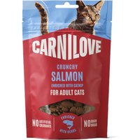 Carnilove Cat Crunchy Snack - Voordeelpak: 4 x 50 g zalm met kattenkruid