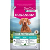 Lot économique : 2x2,3 kg Eukanuba Special Care Mono-Protéine Adulte Agneau nourriture pour chien sèche