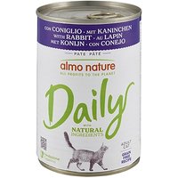 48x400g lapin Almo Nature Daily Menu - Pâtée pour chat