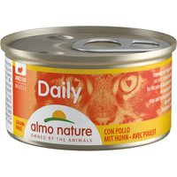 24x85g mousse au poulet Almo Nature Daily Menu - Nourriture pour Chat