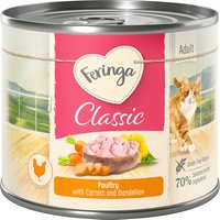 Ekonomipack: Feringa Classic Meat Menu 18 x 200 g - Fjäderfä med morötter & maskros