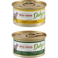 Provpack: 6 x 85 g Almo Nature Daily Menu - Mousse Tonfisk/Kyckling + Kyckling (2 sorter)