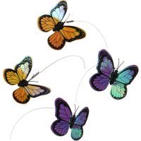 4 papillons de rechange pour le jouet Funny Butterfly - pour chat