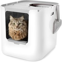 Maison de toilette Modkat XL blanc - pour chat