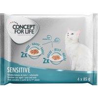 4x85g Sensitive Concept for Life - Pâtée pour chat