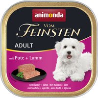 6x150g Adult sans céréales dinde, agneau Animonda Vom Feinsten - Pâtée pour chien