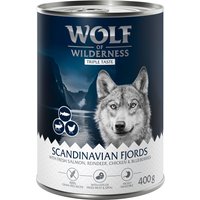 6x400g Triple taste Of The Taste Of Scandinavia Wolf of Wilderness - Pâtée pour chien