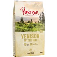 6.5kg Adult cerf, poisson - sans céréales Purizon croquettes pour chat