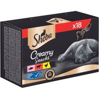 Sheba Creamy Snacks - Pack misto - 18 x 12 g