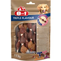 3x113g 8in1 Triple Flavour Brochettes à mâcher (18 brochettes) - Friandises pour chien