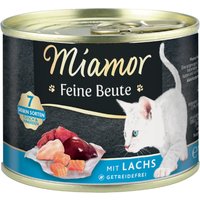 Paquet économique Miamor Proies fines 24 x 185 g - Saumon