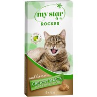 24x15g My Star is a Rocker Crème Superfood canard, pommes - Friandises pour chat