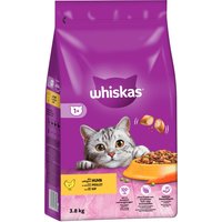 3,8kg poulet Whiskas 1+ - Croquettes pour Chat